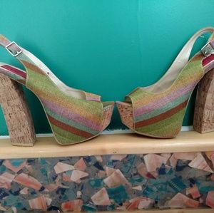 Block heeled sandals